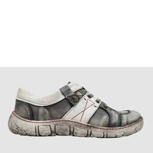NEW KCR GROUP women's original leather shoes in grey